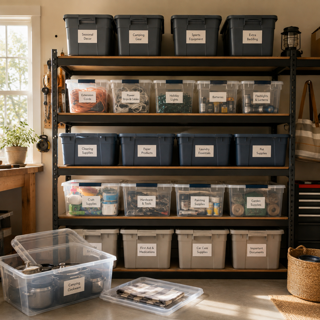 tips for bins and containers