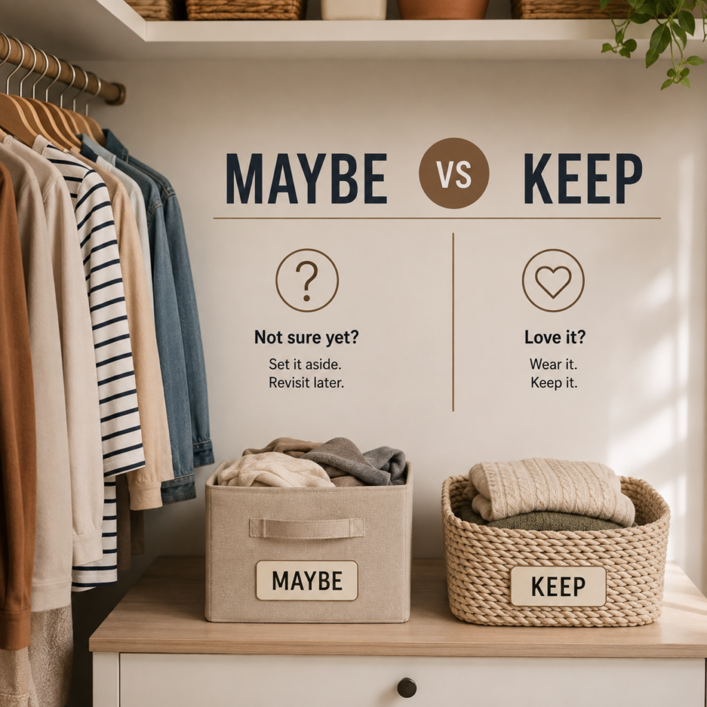 start by editing, not organizing