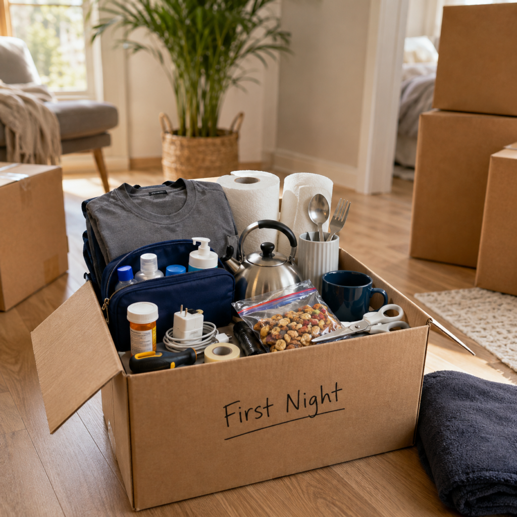helps you to find your items easily during moving