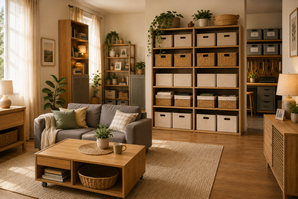 a well organized and peaceful home