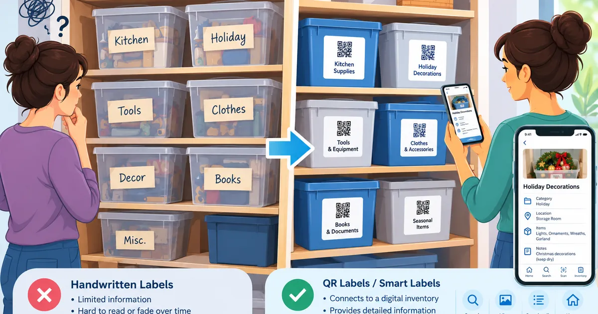 Why Handwritten Labels Can Make Storage Harder to Manage