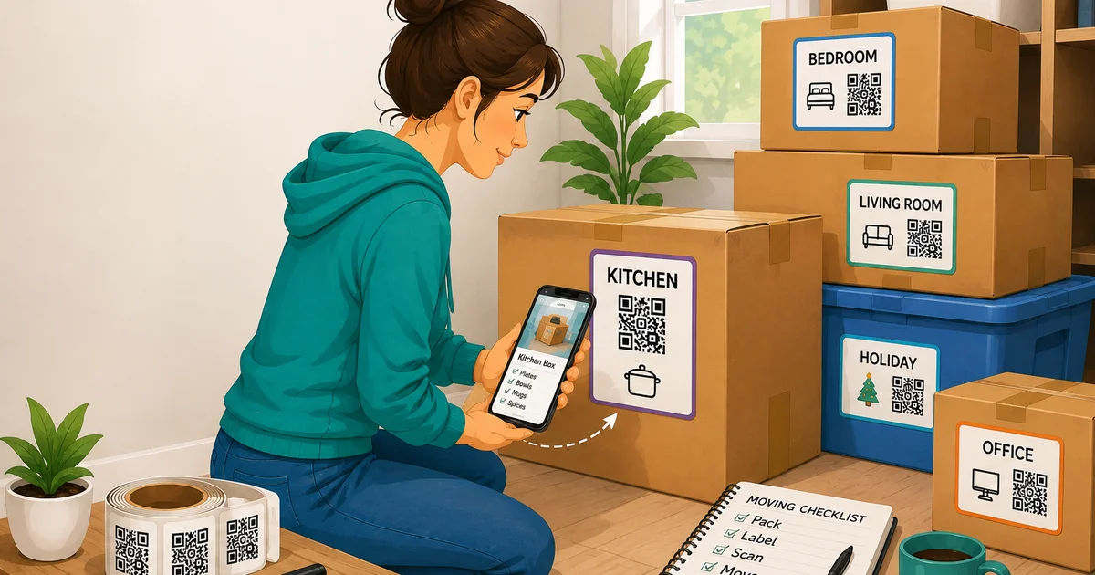 Smart Labels for Moving and Storage: Comparing Modern QR Labeling Solutions