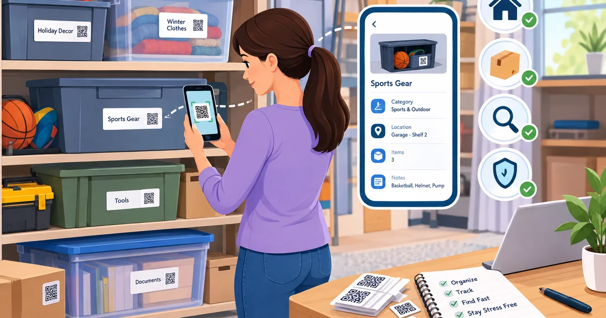 How to Track Stored Items With a Household Inventory System