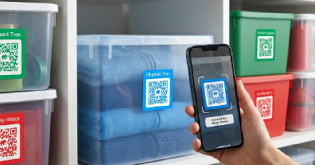 Smart Storage Ideas Using QR Color Code Labels